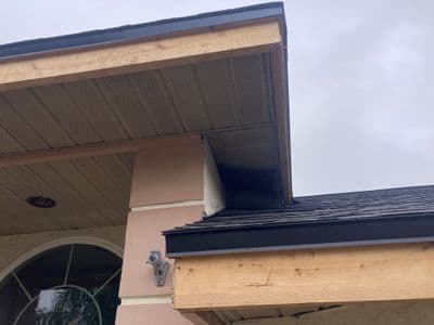 Seamless aluminum gutter install in Safety Harbor, FL — Feb 2025