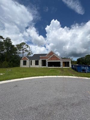 Seamless aluminum gutter install in Palm Harbor, FL — Aug 2025