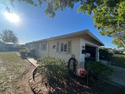 Seamless aluminum gutter install in Sun City Center, FL — Mar 2026