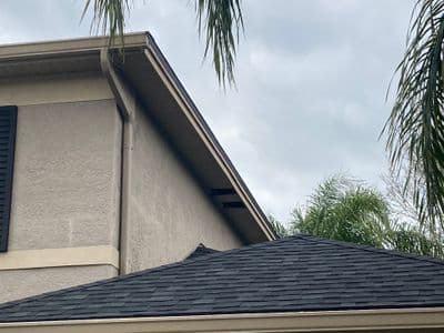 Seamless aluminum gutter install in Oldsmar, FL — Feb 2025
