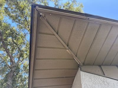 Seamless aluminum gutter install in Valrico, FL — Jul 2025