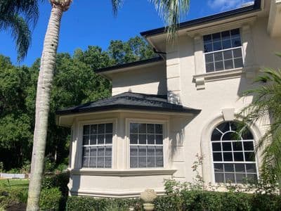 Seamless aluminum gutter install in Tarpon Springs, FL — Jun 2024