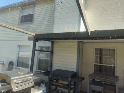 Seamless aluminum gutter install in Riverview, FL — Aug 2025