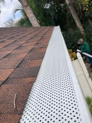 Gutter guard install in Safety Harbor, FL — Dec 2023