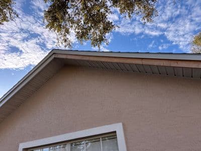 Seamless aluminum gutter install in Riverview, FL — Jan 2026