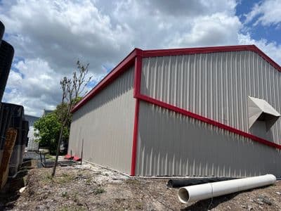 Seamless aluminum gutter install in Tampa, FL — May 2026