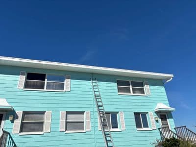 Seamless aluminum gutter install in Dunedin, FL — Jan 2025