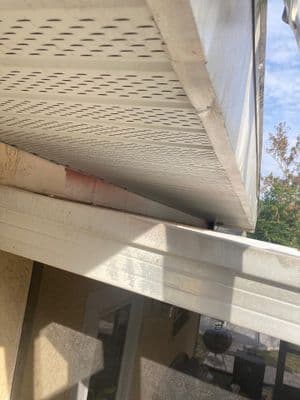 Seamless aluminum gutter install in Temple Terrace, FL — Oct 2024