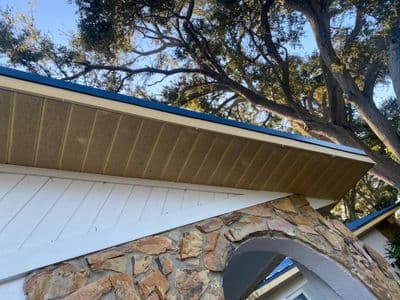 Seamless aluminum gutter install in Seminole, FL — Nov 2025