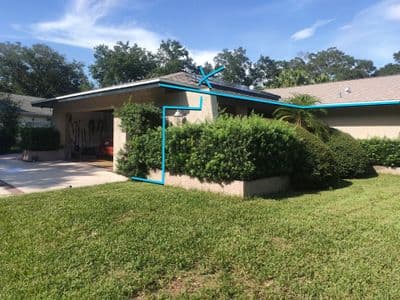 Seamless aluminum gutter install in Safety Harbor, FL — Jul 2024