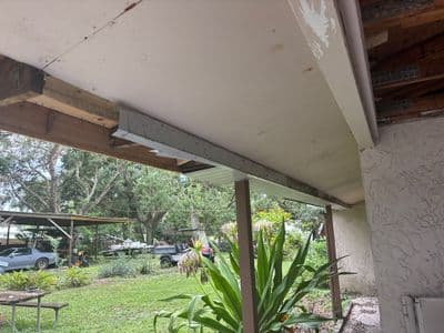 Seamless aluminum gutter install in Valrico, FL — Jul 2025