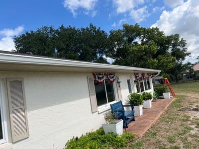Seamless aluminum gutter install in Sun City Center, FL — Jun 2026