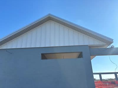 Seamless aluminum gutter install in Lithia, FL — Feb 2025