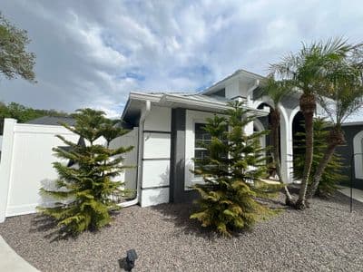 Seamless aluminum gutter install in Riverview, FL — Mar 2026