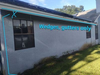 Seamless aluminum gutter install in Safety Harbor, FL — Jul 2024