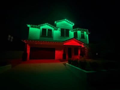 Govee permanent LED lighting install in Tampa, FL — Nov 2025