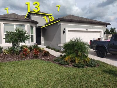 Seamless aluminum gutter install in Valrico, FL — Jul 2025