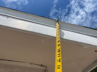 Seamless aluminum gutter install in Seminole, FL — Apr 2026