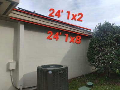Seamless aluminum gutter install in New Tampa, FL — Sep 2025