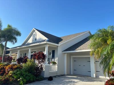 Seamless aluminum gutter install in Ruskin, FL — Jul 2025