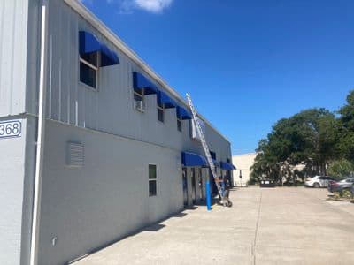 Seamless aluminum gutter install in Dunedin, FL — Jul 2024